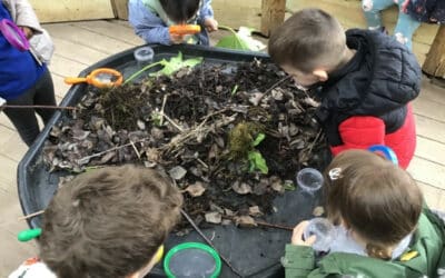 Updates from Owl Room – Childrens Kitchen, Mark Making, and Exploring Shapes (April 2024)